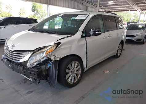 2015 Toyota Sienna Limited Premium 7 Passenger из США, поврежденный, VIN 5TDDK3DC5FS095906